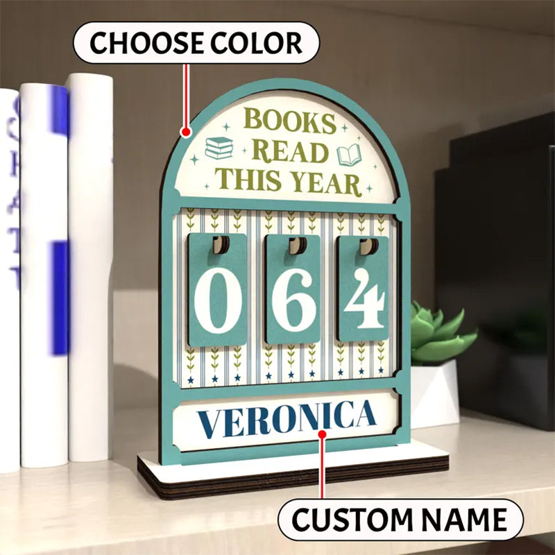 Personalized Books Read Tracker,Books Read This Year Counter
