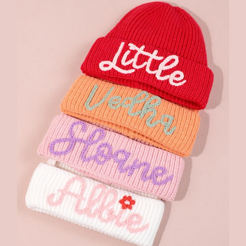 Personalized Kids Hats – Custom Embroidered Winter Warm Hats