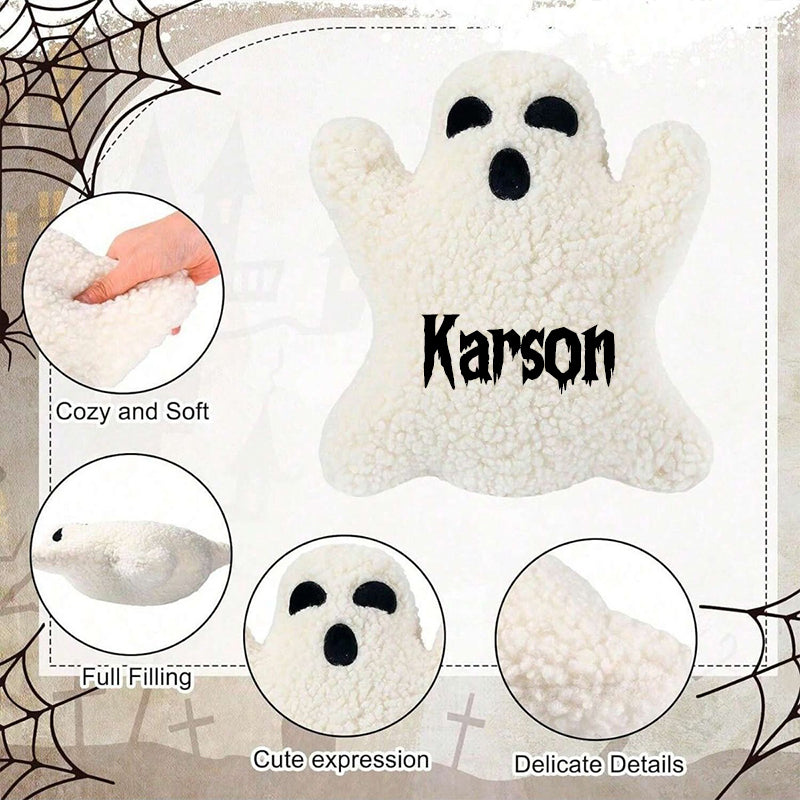 Ghost Shaped Pillow, Halloween Ghost Pillow,