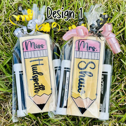 Personalized Dry Eraser, Teacher Christmas Gift