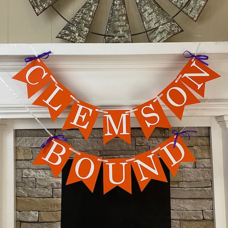 COLLEGE BOUND Banner Personalized University College Name Banner Graduation Gift