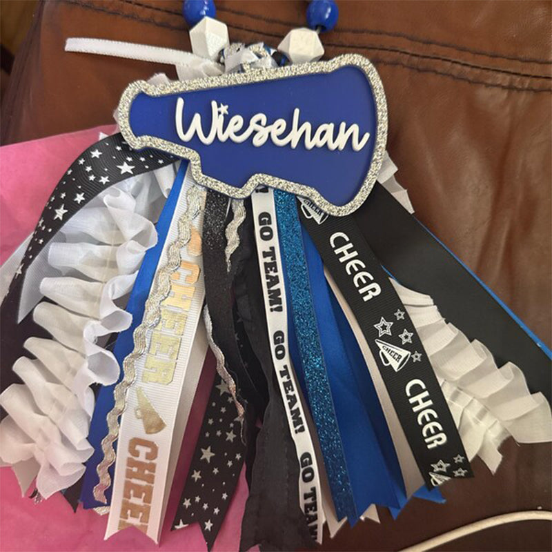 Cheer bogg bag tag, Cheerleader Tassel Charm Sport Duffle bag