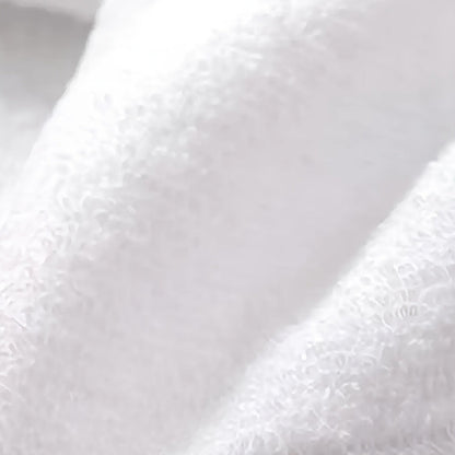 2pcs Personalized Red & White Glitter Heart-Shaped Towels with Custom Name