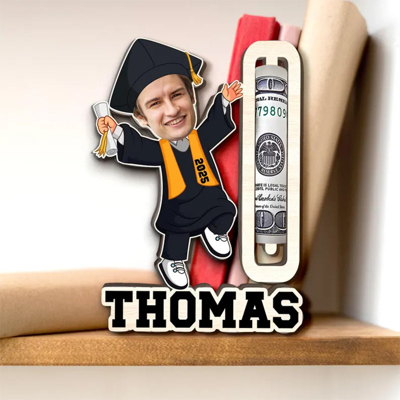 Personalized Graduation Gift, Custom Photo Graduation Money Holder
