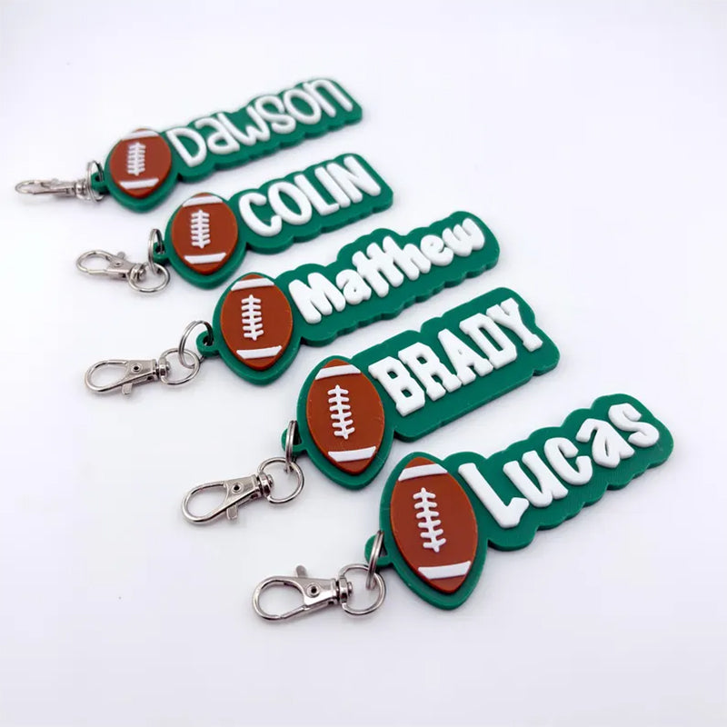 Personalized Soprt Name Tag Keychain