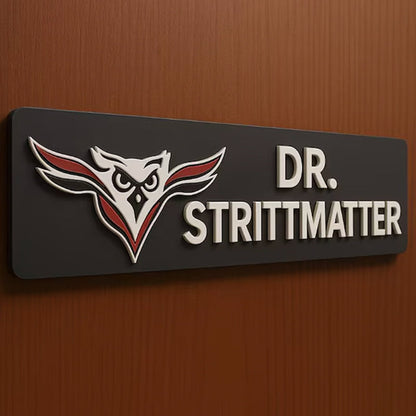 Custom Office Name Plate