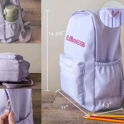 Embroidered Toddler Backpack, Back to School, Custom Kids Backpack