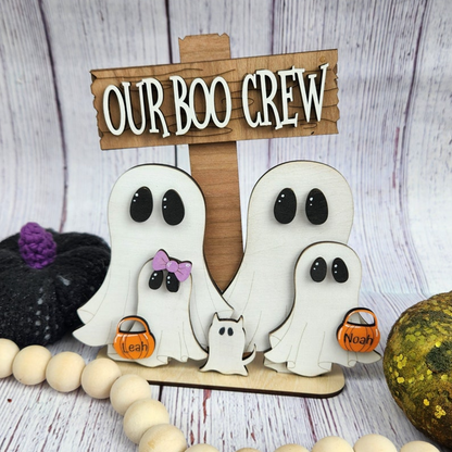 Personalized Family Halloween decor, Ghost Halloween decor