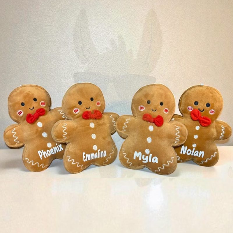 Personalized Gingerbread Plush Toys