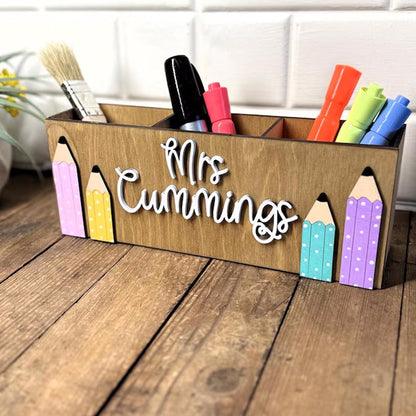 Teacher’s Gift Pencil Holder Desk Organizer
