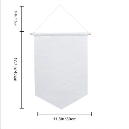 Personalised Here Comes Your Bride Wedding Linen Style Flag Banner Sign