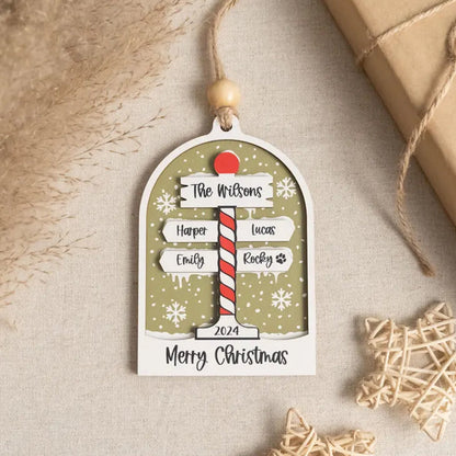 Personalized Family Christmas Ornaments
