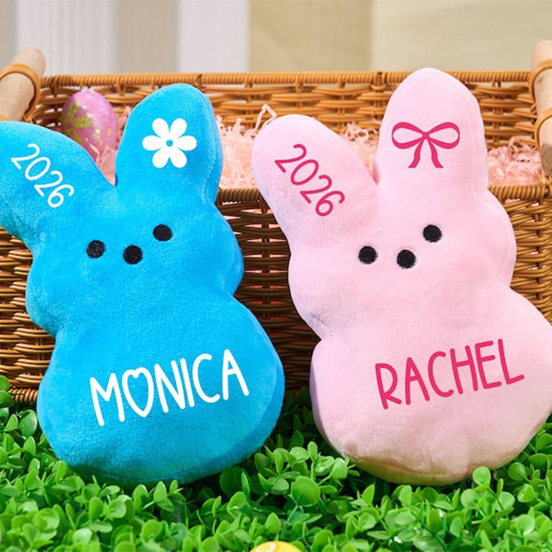 Personalized Easter Peep,Custom Easter Bunny Plush