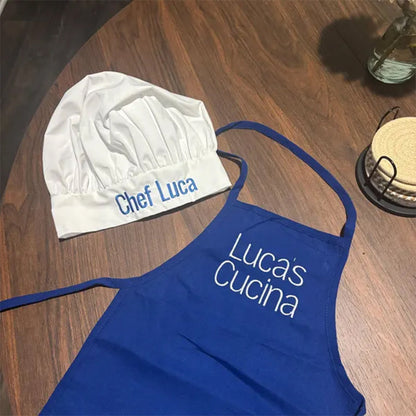 Bestseller Personalized Kids Apron And Chef's Hat Set
