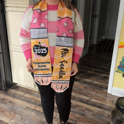 Custom Graduation Stole Class Of 2025, Teacher Graduation Stole 2025