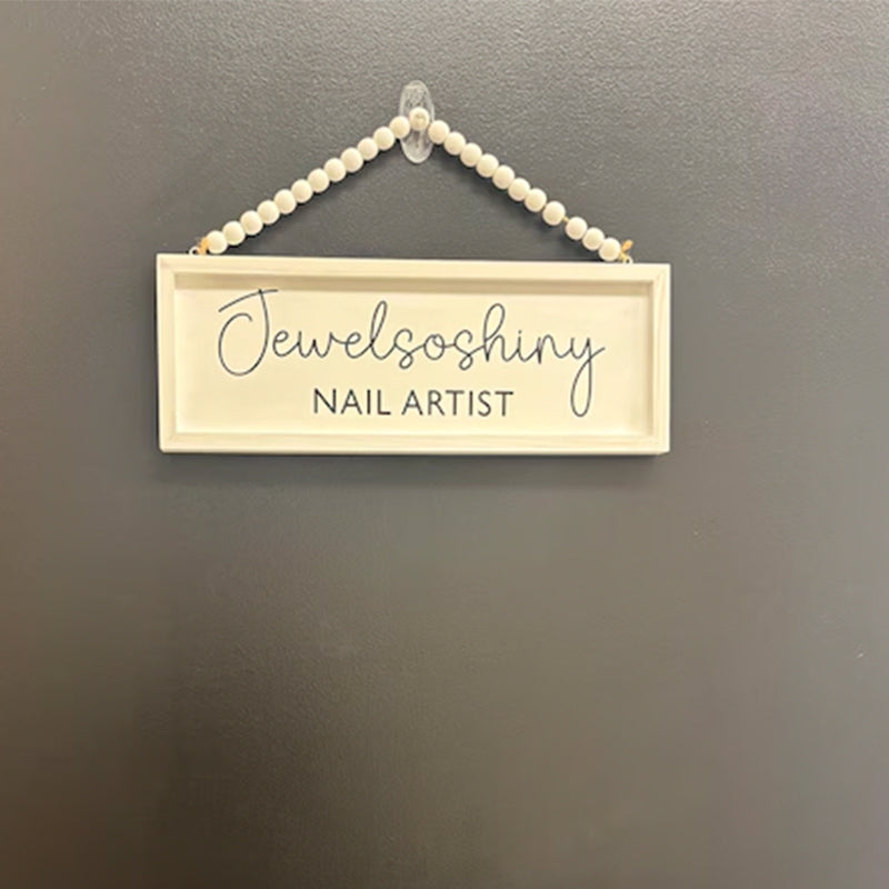 Custom sign, reversible sign, personalized office door sign