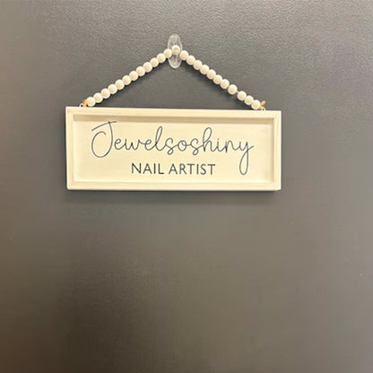 Custom sign, reversible sign, personalized office door sign