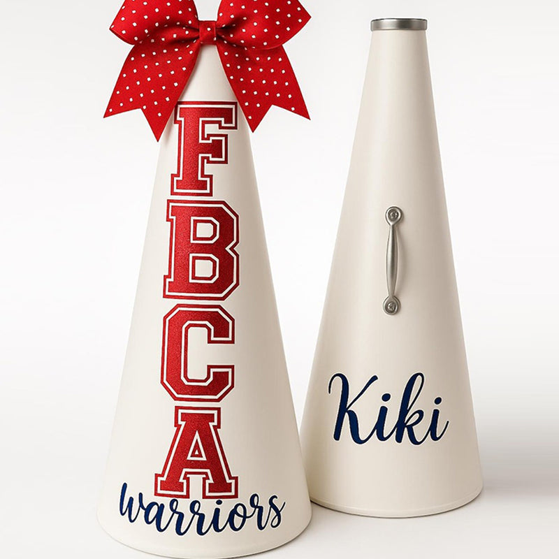 Cheer Megaphone Decals - Made to Order - DIY Application on your megaphone