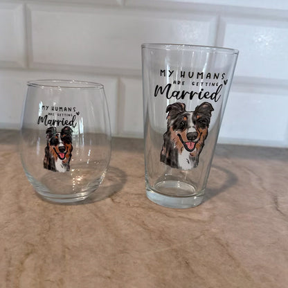 Custom Dog Engagement Gift, My Humans Are Getting Married Mug
