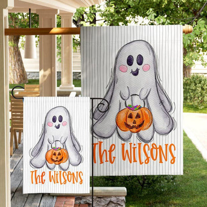 Personalized Garden Flag Halloween Outdoor Decoration