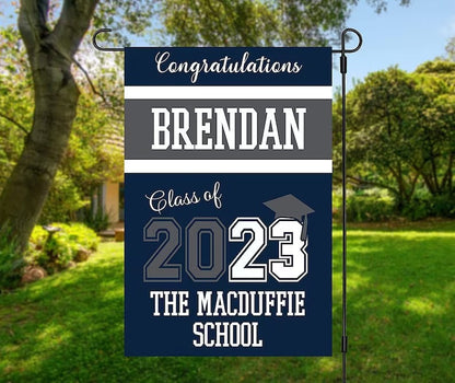 Custom Graduation Flag College Garden Flag College
