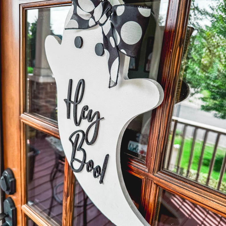 Ghost Door Hanger | Halloween Door Hanger