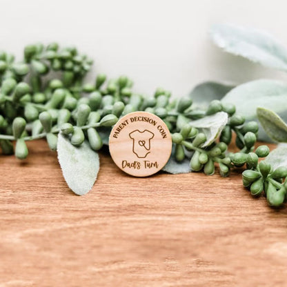 Parent Coin, New Parent Decision Coin, New Baby Gift, New Parent Gift, Baby Shower