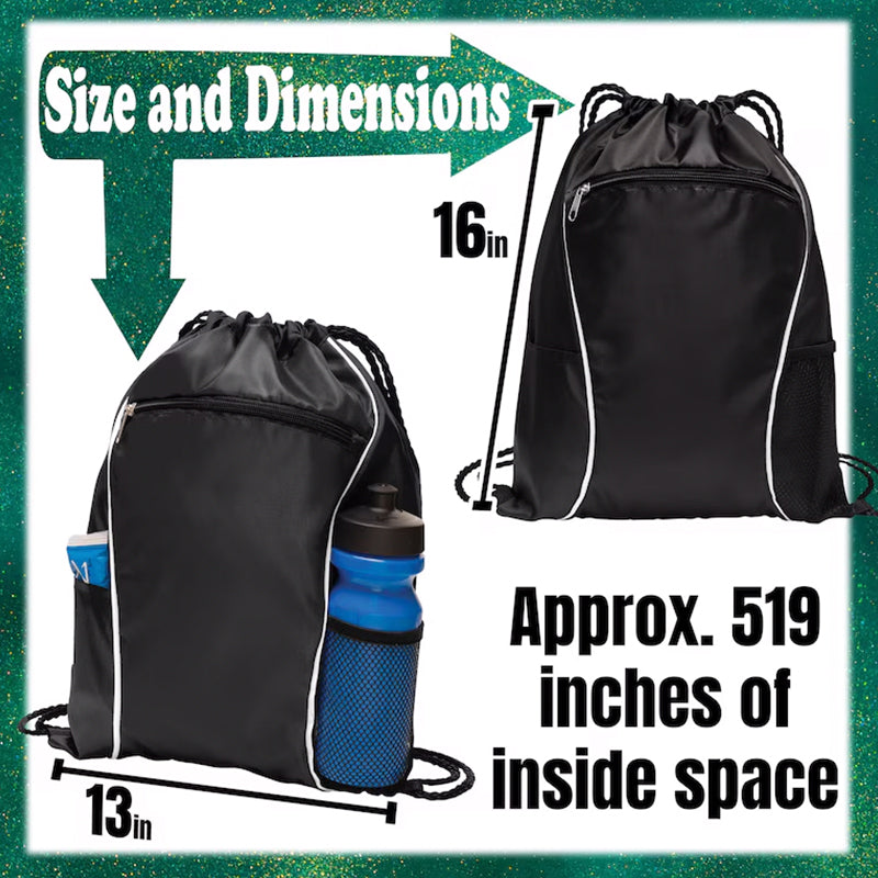 Custom Cheer Drawstring Backpack Bag