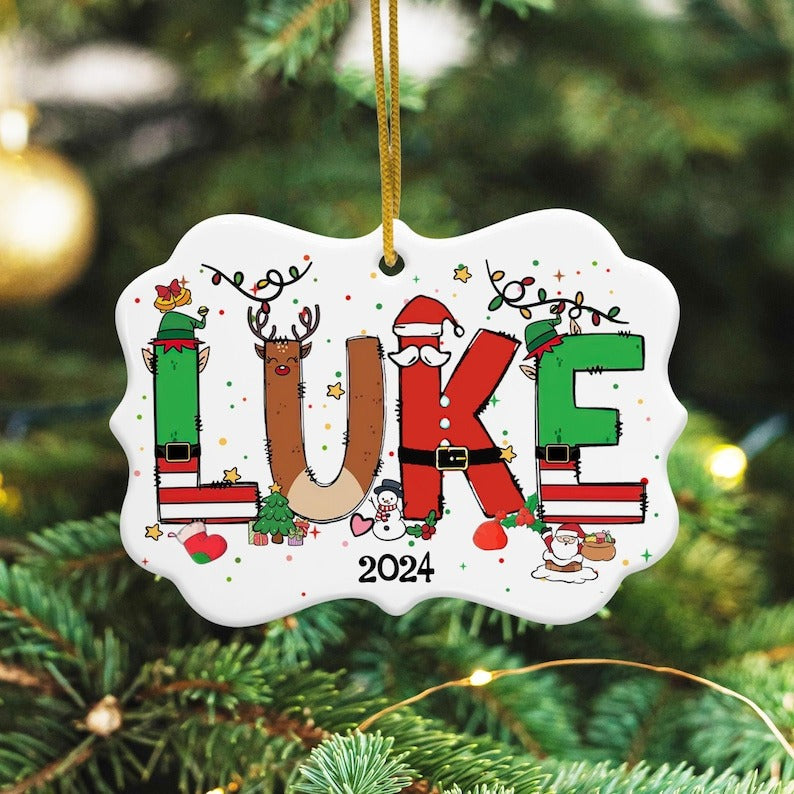 Personalized Christmas Ornaments for Kids
