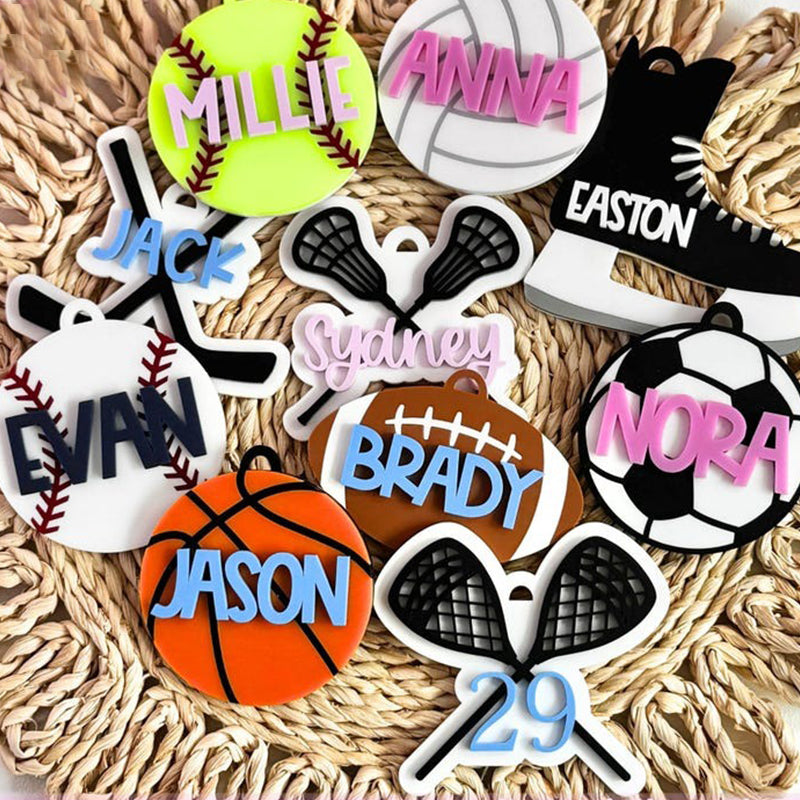 Personalized Sports Bag Tag