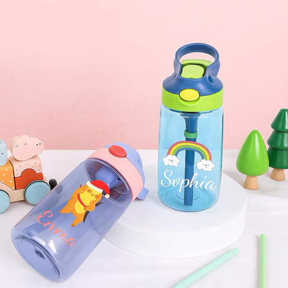 Personalized Kids 16oz Water Bottle with Name