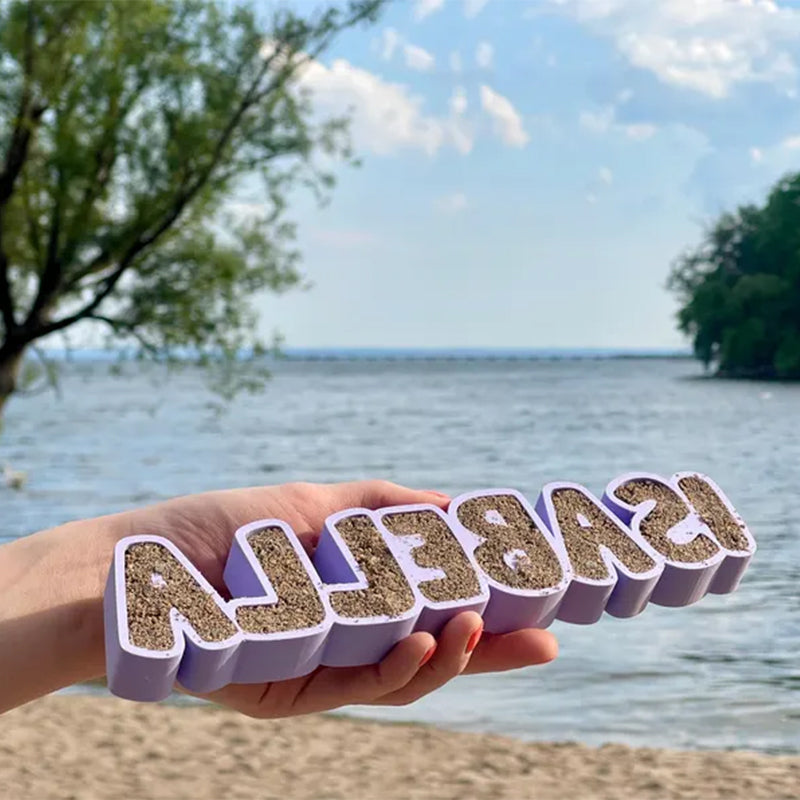 Personalized Sand Mold | Custom Name Sand Mold Toy