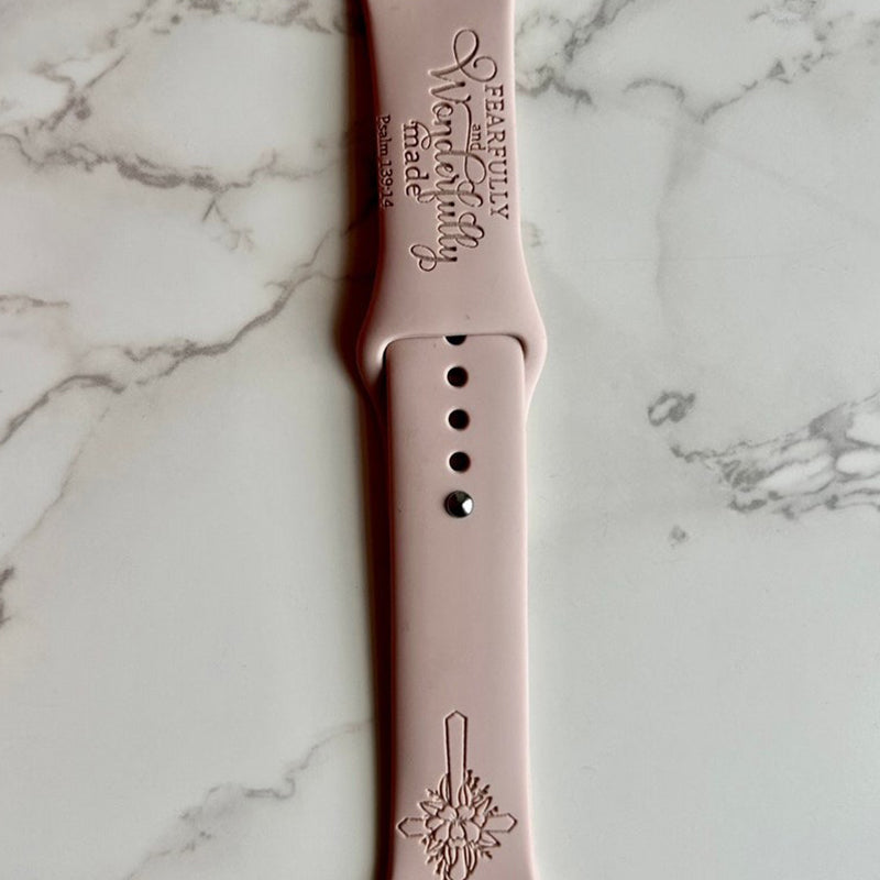 Psalms Watchband, Apple Watch, Bible Verse Watch Band