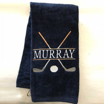 Personalized Print Golf Towel Custom Golf Towel