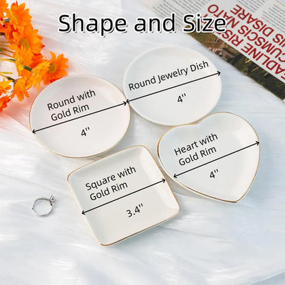 Teacher Appreciation Gift,Personalized Jewelry Dish Gift for Teacher