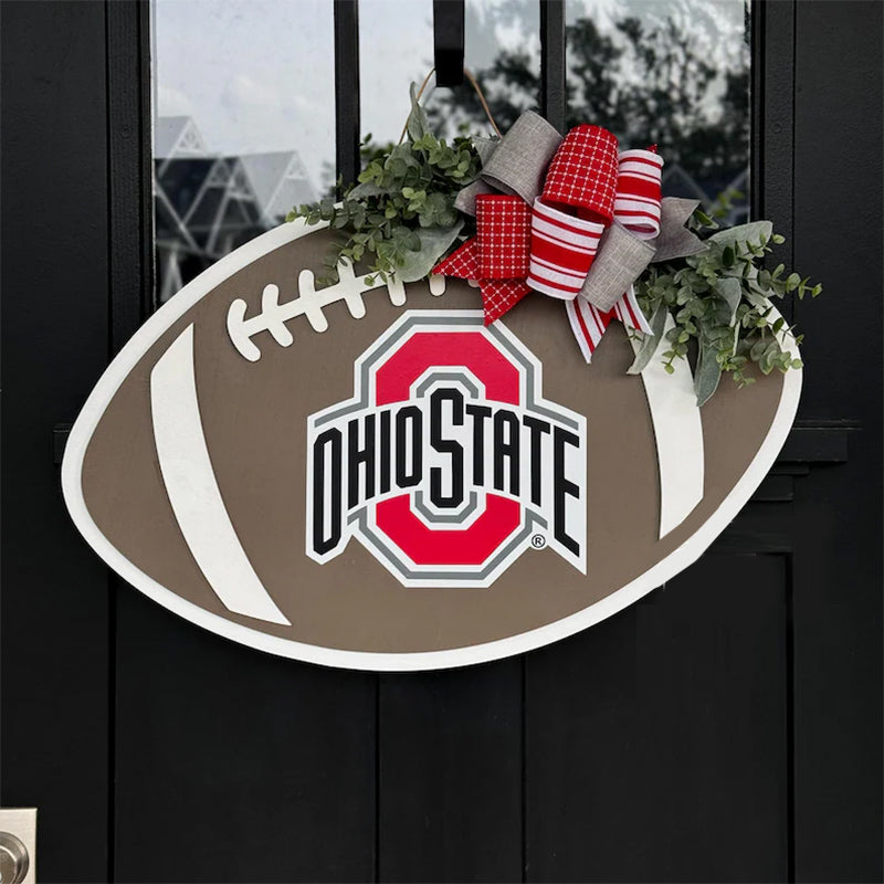 Football Door Hanger | Front Door Decor | Football Wreath