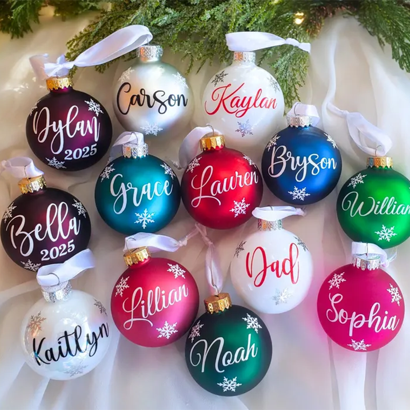 Christmas Name Ornaments