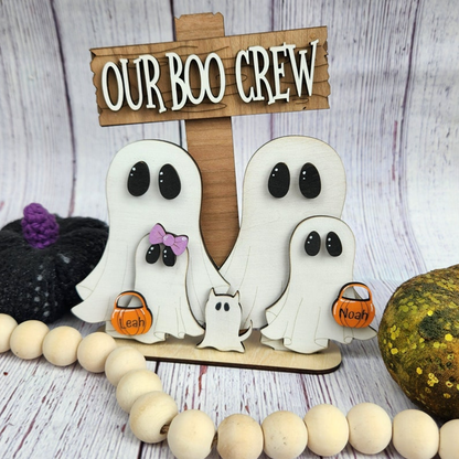 Personalized Family Halloween decor, Ghost Halloween decor