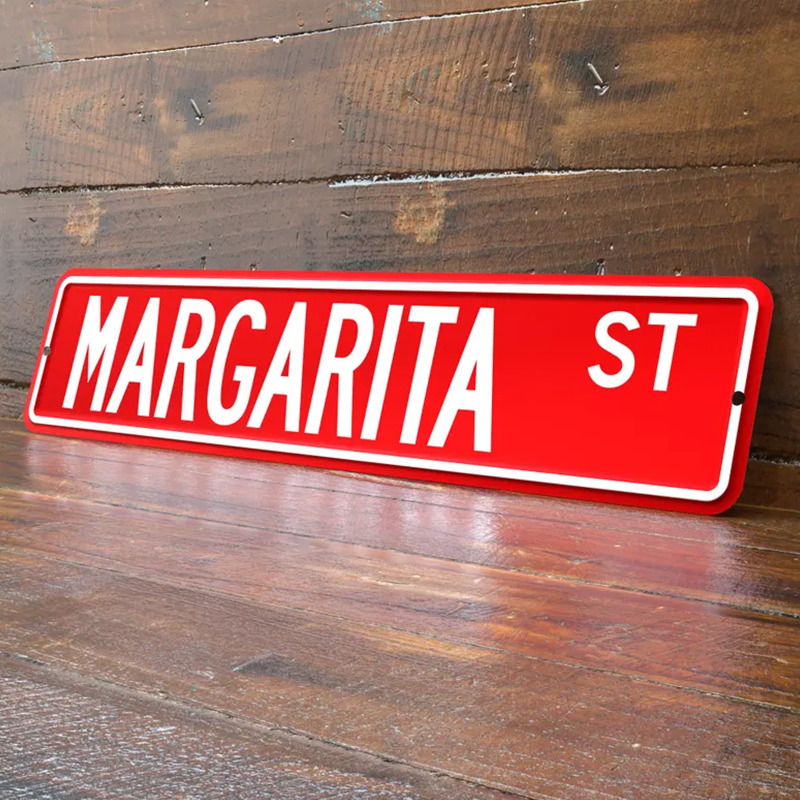 Personalized 4x18 Inch Street Sign