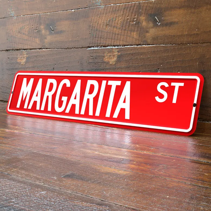 Personalized 4x18 Inch Street Sign