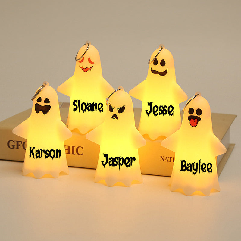 Ghost with LED Tea Lights - Halloween Home Decor