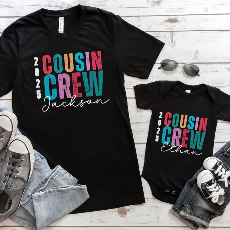 Cousin Crew Personalized T-Shirts, Custom Cousin Crew Shirts