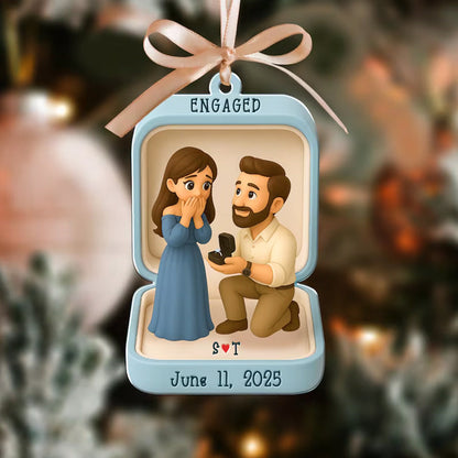 Custom Proposal Photo Figure Ornament