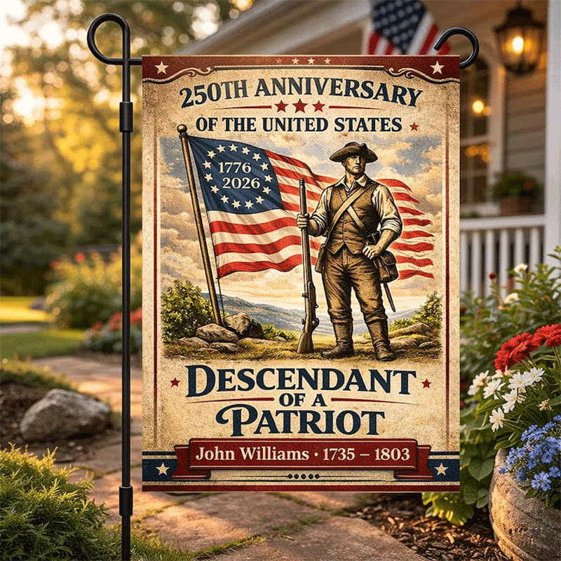 America 250th Anniversary Garden Flag