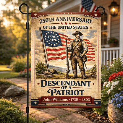 America 250th Anniversary Garden Flag
