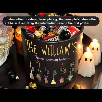 Personalized Halloween Candy Bowl For Halloween Home Decoration