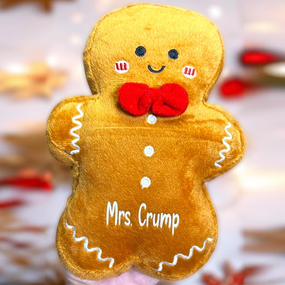 Personalized Gingerbread Plush Toys