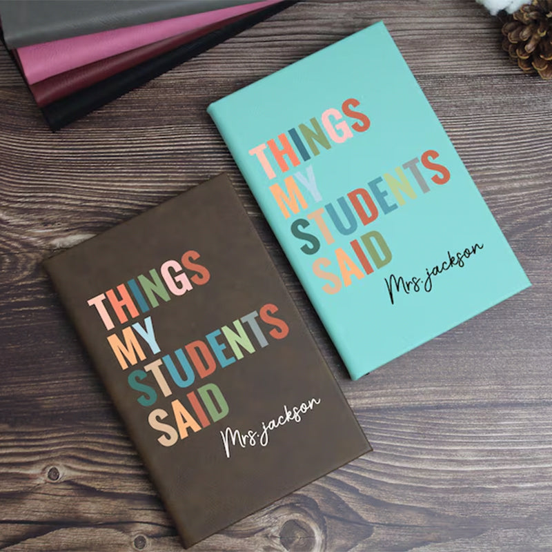 Personalized Teacher Journal,Thank you gift for Teacher