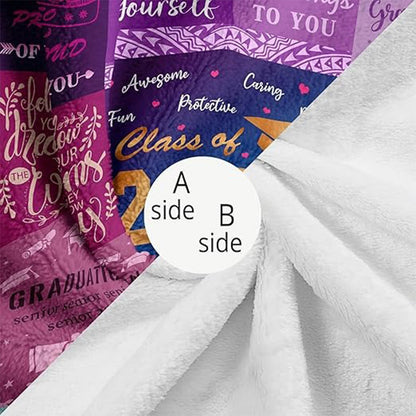 Graduation Gifts Blanket - Graduation Gifts for Her Him