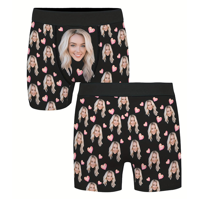 Men's Custom Boxer Briefs - Personalized Photo